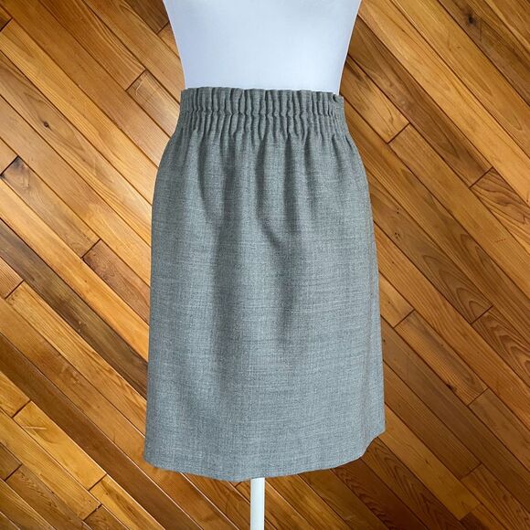 J. Crew Factory Wool Blend Sidewalk Skirt - Picture 1 of 5